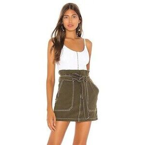 Free People Women’s Size 8 Splendor In The Grass Skirt in Army